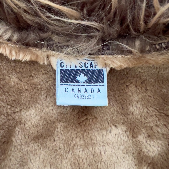 Women's Tan Faux Fur Trim Coat - Picture 8 of 13